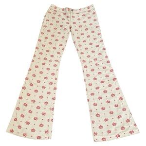 Alice and Olivia Embroidered Flare Pants